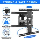Full Motion Articulating Tv Wall Tilt Mount Bracket Tilting 42-70  W hdmi Cable