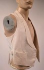 Edwardian Men   s White Vest - Great For Costume