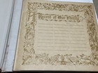 Our Family Portraits Photo Album Scrapbook Leather Bound Vintage