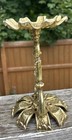 Vintage Ornate Cast Brass Candle Holder Hollywood Regency By Dilly Mfg  Co