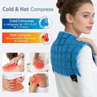 Large Ice Pack Cold hot Packs Therapy Pad Reusable Gel Pain Relief Back Compress