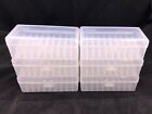 Plastic Ammo Box  lot Of 6  50 Round  44 Special 44 Mag 45lc  Reloading  Lp-50