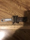 Vintage Us Military Mess Kit Knife With Homemade Stitched Leather Belt Sheath