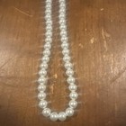 Vintage Genuine Pearl Necklace 18    Total Length With 14k Gold Clasp