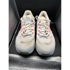 Nike White Athletic Shoes With Red Swoosh