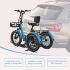 Mooncool Folding Hitch Trike Rack Rear Bike Carrier For Adult Tricycles 170 Lbs