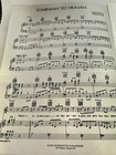 Vintage 1972 Stairway To Heaven Sheet Music 