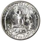 1956 Washington Quarter Bu Uncirculated Mint State 90  Silver 25c Us Coin