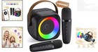 Kids Karaoke Machine With 5 Voice Effects   Colorful Lights     Perfect Gift 
