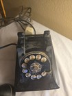 Vintage Western Electric 302 Rotary Desk Phone Black Bakelite Bell System 1940s 