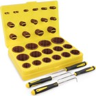 382 Pcs O Ring Kit - 30 Sizes Fkm Viton Rubber Assortment  Sae 75a Seals