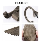 1   Id Titanium Heat Sleeve Fiberglass Exhaust Heat Shield For Car Wire Loom 10 
