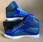 Pastry Glam Pop Tart Glitter High-top Sneaker Dance Shoes Blue Women Size 8 New 