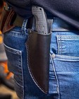 Leather Knife Sheath For Fixed Blade Knife Fits 6  7  And 8in Made In Usa