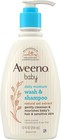 Aveeno Baby Daily Moisture Gentle Baby Body Wash And Shampoo With Oat Extract   