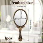 Vintage Hand Mirrors With Handle  Vanity Handheld Makeup Mirror Elegant Handle M