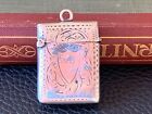 Antique English 15g Solid Silver Vesta Case Match Safe Stricker Hallmarked 1908