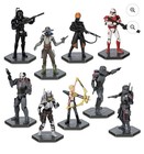 Disney Star Wars The Bad Batch 9-piece Pvc Figure Deluxe Play Set