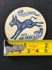 Vintage 1960 s Vote Democrat  a Clean Sweep  Democratic Party 2  Button Pin