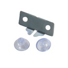 Sswbasics Pack Of 8 Rear center Glass Shelf Brackets With Rubber Bumpers