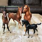 Breyer Horse Mixed Lot Of 4 Chestnut Stallion  Mare  Arabian Foal  Tennessee Wh