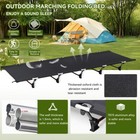 Compact Folding Camping Bed Outdoor Portable Military Cot Sleeping Hiking Travel