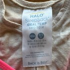 Halo Sleepsack Ideal Temp Swaddle 0-3 Months Beige Pink Baby Swaddle Blanket