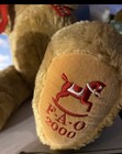 Fao Schwarz Brown Large Jointed Teddy Bear Plush 24  2000 Stuffed Animal 