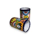 Hand-painted Talavera Tumbler Cup   Mexican Ceramic Glass
