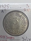 1925 A 3 Reichsmarks Germany Weimar Republic Rhineland 1000 Years Commemorative