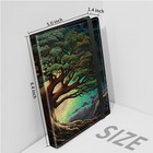 Bwegrhe Small Photo Album 4x6 Strong Elastic Band 60-page Pu Leather Album