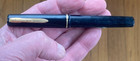 Inkograpgh Vintage Fountain Pen 14k Gold Nib 4 3 4  Dark Blue Unrestored