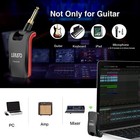 Lekato 2 4ghz 280   Wireless Stereo Guitar Transmitter Receiver System Dual Track