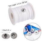 200ft Braided Wicks Candles Spool Cotton 100pcs Wick Clips For Diy Candle Making