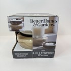 Better Homes   Gardens Two-in-one Fragrance Warmer Sierra Neutral Color Nib