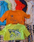 Huge Boys Rashguard And Swimsuit Trunks Lot 10-12 Medium