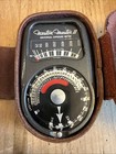Vintage Weston Master Ii Universal Exposure Light Meter Model 735   Leather Case