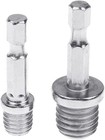 2pcs Electric Drill Accessories Outer Hexagon Conversion Rod M10 m14
