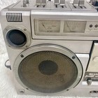 Sharp Gf-305st Stereo Cassette Radio Am fm Boombox Vintage Ac100v  as Is 