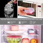 6 Pcs Silicon Reusable Stretch Lids Food Bowl Containers Dishes Covers 
