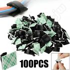 100pcs Cable Clips Self-adhesive Cord Wire Holder Management Organizer Clamp Us