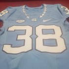 Nike 2016 Game Issued Used Worn Unc North Carolina Tarheels Football Jersey Sz38