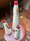 Three Vintage Humes   Berg  new Stone Lined  Straight Mutes For Trumpet Or   