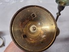 Matching Pair Of Vintage India Brass Candle Stick Holders - 6   Tall