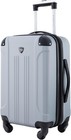 Travelers Club Chicago Hardside Expandable Spinner Luggage  Silver  20  Carry-on