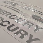 Replacement Decal Fits Mercury Verado 225 3d Resin Domed 2017 Sticker Set