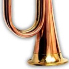 Bugle Antique Copper Brass Made Classy Gift Item School Orchestra Band With Case