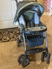  pick Up Only - Peoria  Az  Chicco Stroller Gray green  Cup Holder  Basket