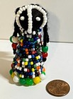 South African Ndebele Doll Hand Made Beaded Fertility Folk Art 2 1 2  Free Ship