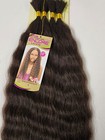 Human Hair Premium Blend Wet And Wavy  Super French Bulk  Braiding Hair  Women